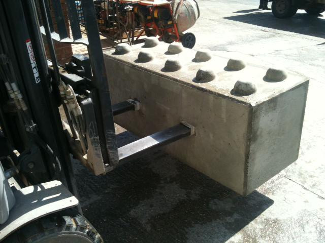 Pre-cast interlocking concrete blocks uk